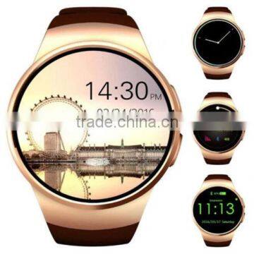 2017 New KW18 Bluetooth Smart Watch Round Dial Talking Watch With Heart Rate Monitor GPS Tracking Watch photo-2