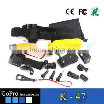 2016 Hot Selling 17 in 1 Kit Used for Gopros Heros 4 Accessories Bundle of Sports Camera Cases Action Camera Accessory photo-3