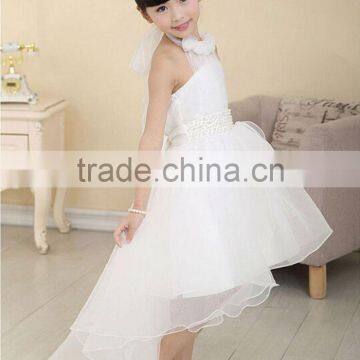 Free Shipping Flower Girls Dress Elegant Princess Tutu Dresses for Girl Children's Wedding Party Baby Girl Christening Dress photo-3