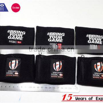 Terry Cotton Custom Sports Wristbands With Printed LOGO photo-2