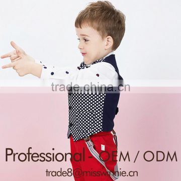 2017 new style children boys top vest design