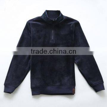 Hot Sale Men Half Zip Fleece Jumper Golf Hoodies Man Fleece Jacket photo-5