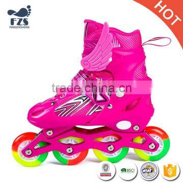 Quad 4 Wheels Roller Skate Inline Rollable Shoes for Kids photo-3