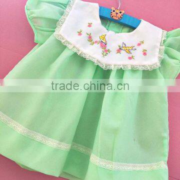 2017 Wholesale Boutique Toddler Clothing Dress Shirt Newborn Baby Clothes Prom Dress photo-2