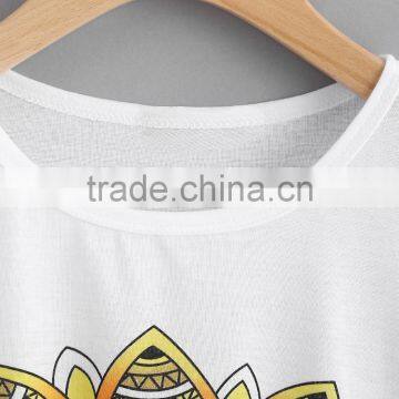 2017 Hot Sale OEM Wholesale New Style Custom Clothes Fashion White Boutique Short Sleeve Kids Printed t Shirt photo-4