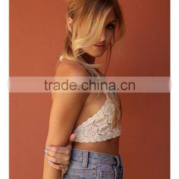 Hot Sale Open Back White Cami Mini Short Singlet Cami photo-3