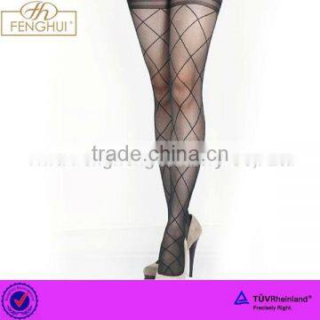 S0018 Yiwu Fenghui fashion jacquard weave stockings
