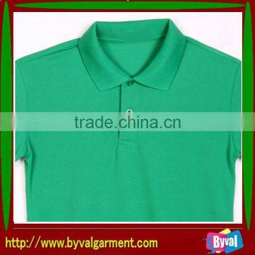 Customed Men's Pure Cotton Pique Fitted Blank Green Short Sleeve Polo Neck Shirt photo-5