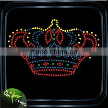 Latest Rhinetone Transfer Crown Motifs ,fashion Strass Transfers