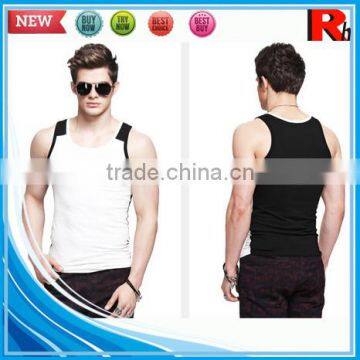 China Wholesale Fitness Cheap Wholesale Men Gym Tank Tops Dri Fit Tank Tops Wholesale photo-2