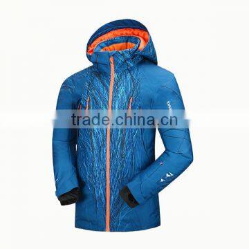 newest design cheap waterproof and windproof polyester ski jacket