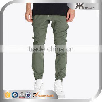Solid Men Track Pants, Baggy Harem Pants, Man Elastic Leg Opening Jogger Pants photo-2