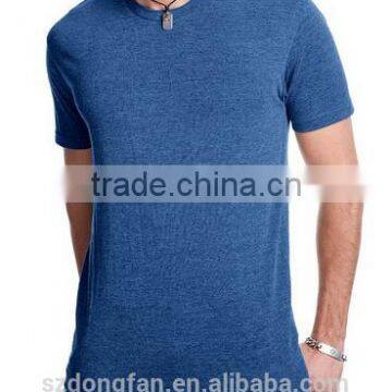 Men Triblend 50% Polyester 38% Cotton 12% Rayon Fitness t Shirt photo-3