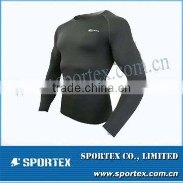 OEM compression clothing / long sleeve tight shirt / men's compression sportswear for men