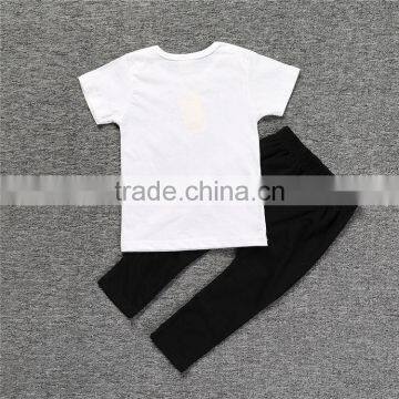 S17548A Wholesale Manufacturer Summer Children Stylish Girl Clothing Set photo-5