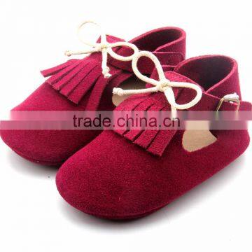 2016 Top-selling Genuine Leather Shoes Baby Moccasins Leather Baba Baby Shoes photo-2