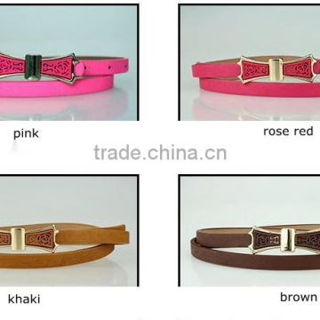 MOQ 1pc high quality shinny 14 different colors beautiful metal buckle cheap price belt for women belt cummerbund