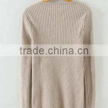 EY0872S Deep V-neck Ladies Long Sleeve Pullover Sweater photo-5
