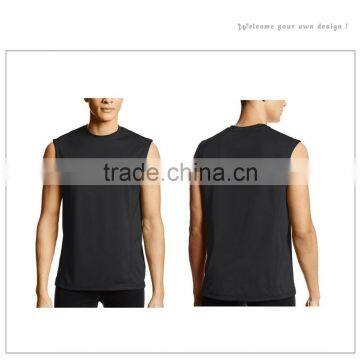 Wholesale Muscle Bodybuilding Gym Blank Workout Mens Vest Singlet photo-4