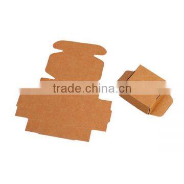 Paper Jewelry Gift Flower Wrapping Square Brown photo-3