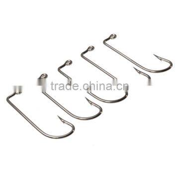 The Best Quality Fishing Tools Lot 100PCS Jig Hook Jig Big Stainless Steel Fishing Hooks White Color Fish Hook Size 2 photo-3