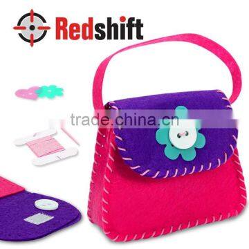 Children Crafts Sewing Kit Felt Mini Bag Evening Bag Low Price photo-3