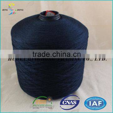 50/2 50/3 dyed black 100% virgin polyester spun yarn price