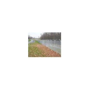 electro galvanized Chain Link Fence waterproof wire mesh in white