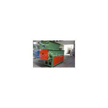 Rubber Recycling Single Shaft Shredder With 37kw Siemens Motor