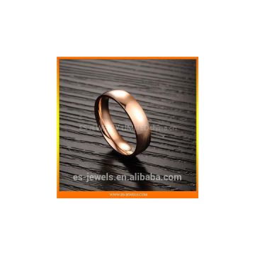 Trendy Rose Gold Plated Titanium Ring Jewelry GJ424