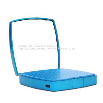 foldable promotional gift aluminum mirror power bankbank