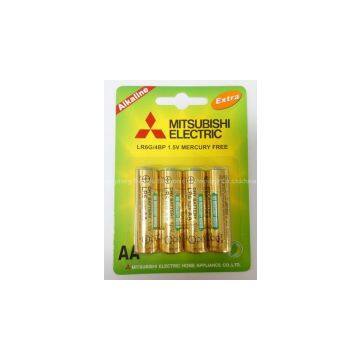 Mitsubishi Alkaline battery AA/AAA