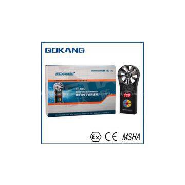High Quality Explosion Proof Mining Wind Anemometer, Gokang Hotsale Digital Anemometer