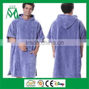 Cotton changing ponchos robe pattern for adult