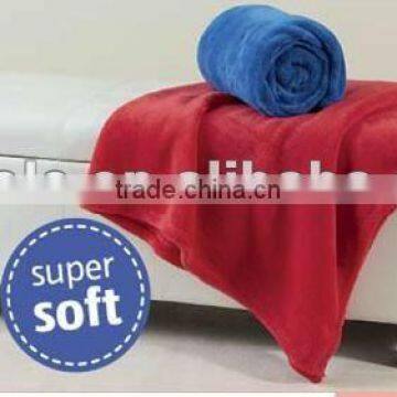 plain dyed microfiber plush throw blankets