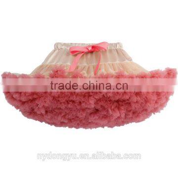 Women white peach princess tutu pettiskirt/blue shell 30 color women girl mesh princess dress/ dancing pettiskirt