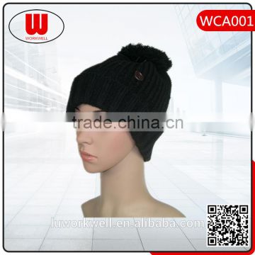 Adults winter fashion beanie knit hat