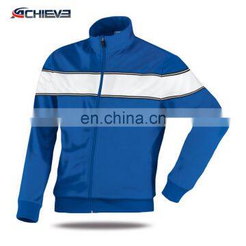 Cheap wholesale sublimate 100%polyester sports Tracksuit for men, custom jogging hooded track suits