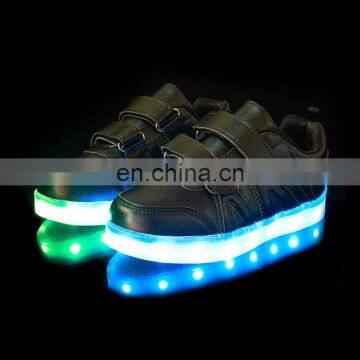 Factory Wholesale OEM USB Charge Children Kids Led Shoes Sneakers Cool Casual Shoes for Boys Girls photo-6