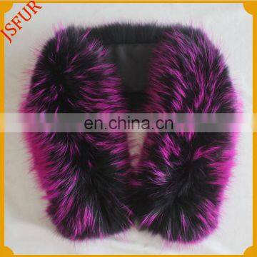 Factory Wholesale Raccoon Fur Hood Real Fur Collar For Coat