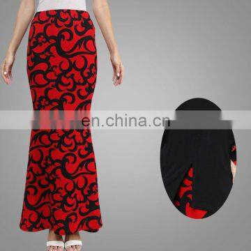 2016 Kebaya Printing Baju Kurung Modern In Black Wholesale Model Baju Kurung Modern Black And Red Islamic Clothing Fashion photo-5