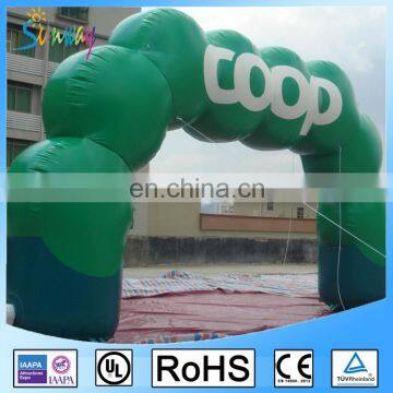 Gaint Balloon Arch / Inflatable Arch Entrance Fan Powered Archway For Event photo-2