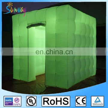 2016 Good Quality LED Remote Control lighting Inflatable Photo Booth For Sale