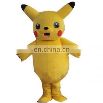 2015 Hot Sell Lovely Pikachu Cartoon Mascot Costume