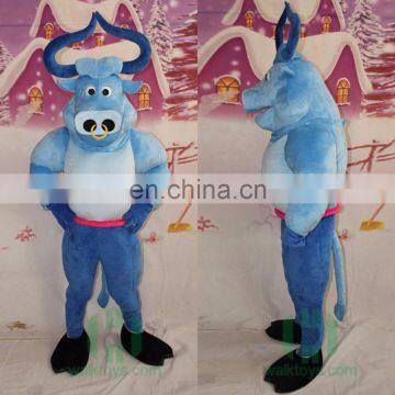 HI CE Strong blue ox mascot costumeanimals costume for adult