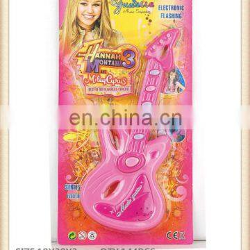 cartoon toy musical instrument,children toy electric guitar