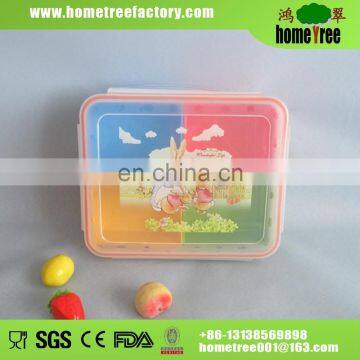 New Product Airtight 4 Compartments Frozen Takeaway Custom Food Box Keep freshness at least several hours