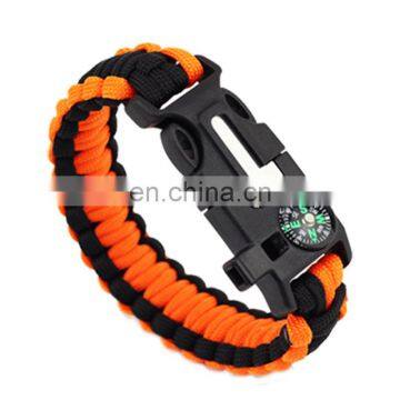 Emergency Rope Buckle Kits Men's Survival Bracelets Rescue Cord Parachute Cord Wristbands photo-2