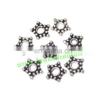 Silver Plated Spacers, size: 1x7mm, weight: 0.22 grams. BMSPSP003