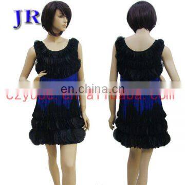 Egyptian new design fringe women latin dance costume dress L-7009#